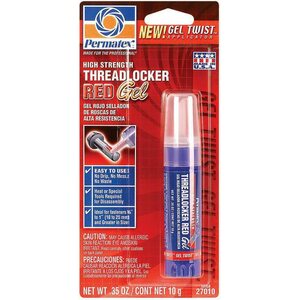 Permatex - 27010 - Red Threadlocker Gel Tube 10g