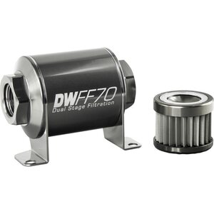 Deatschwerks - 8-03-070-010K - Fuel Filter 8an Female ORB Ports 70mm Length