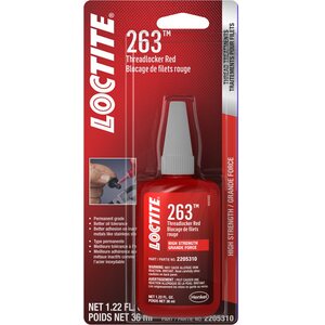 LOCTITE - 2205310 - 263 Threadlocker Red Surface Insensitive 36ml