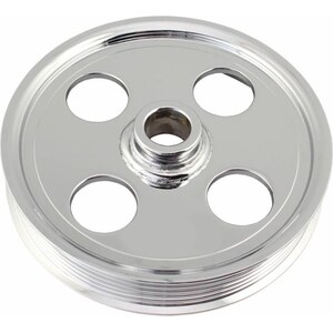 Tuff-Stuff - 8489A - Type II Power Steering Pulley 6 Groove Chrome