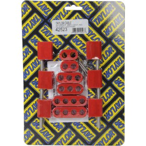Taylor - 42523 - 10.4mm Vertical Wire Loom Kit Red