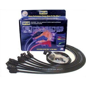 Taylor - 76031 - Spark Plug Wire Set 8mm Spiro Black
