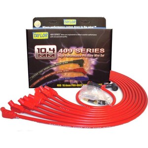 Taylor - 79232 - 409 10.4mm Spiro-Pro Race Plug Wire Set - Red