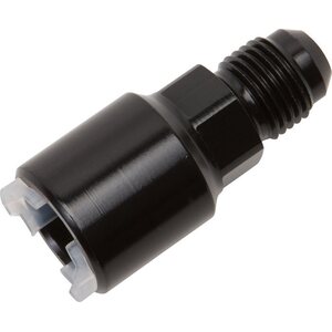 Russell - 640853 - Push-On EFI Fitting #6 to 3/8in Hard Tube Black