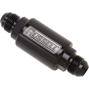 Russell - 650133 - P/C #6 3in Fuel Filter - Black