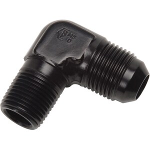 Russell - 660873 - #8 to 1/2npt 90 Degree Adapter Fitting Black