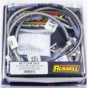 Russell - 672430 - Brake Line Kit 99-04 Chevy Truck