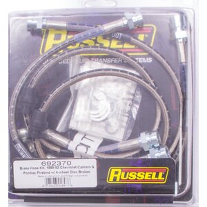 Russell - 692370 - Front Brake Hose Kit 89-92 Camaro