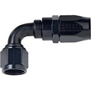 Fragola - 109004-BL - #4 x 90 Power Flow Hose End Black