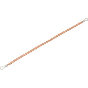 Allstar Performance - 76328-24 - Copper Ground Strap 24in w/ 1/4in Ring Terminals