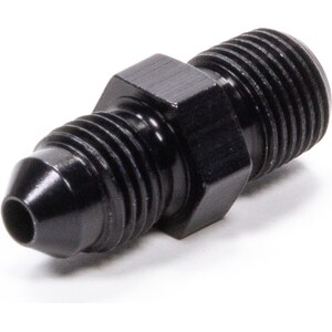 Fragola - 481602-BL - #4 x 1/16 MPT Straight Adapter Fitting Black