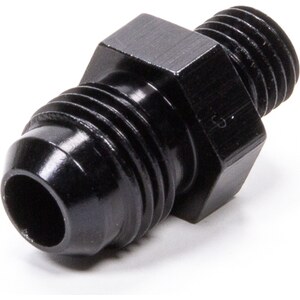 Fragola - 481606-BL - Straight Adapter Fitting #6 x 1/4 MPT Black