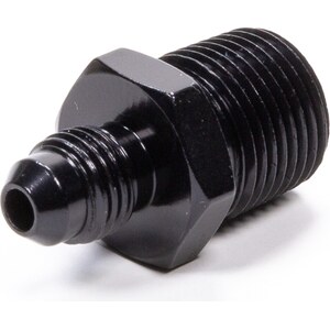 Fragola - 481644-BL - Straight Adapter Fitting #4 x 3/8 MPT Black
