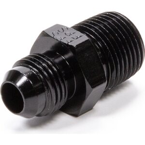 Fragola - 481666-BL - Straight Adapter Fitting #6 x 3/8 MPT Black