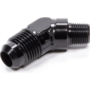 Fragola - 482362-BL - 45 Deg Adapter Fitting #6 x 1/8 MPT Black