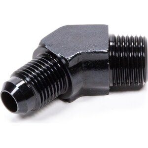 Fragola - 482366-BL - 45 Deg Adapter Fitting #6 x 3/8 MPT Black