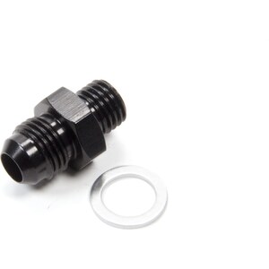 Fragola - 491951-BL - Male Adapter Fitting #6 x 9/16-24 Holley Blk