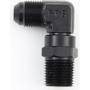 Fragola - 499144-BL - #4 x 1/4 MPT 90 Deg Swivel Adapter Black
