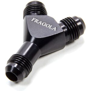 Fragola - 900606-BL - 6an Y-Male Fitting Black