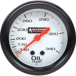 Allstar Performance - 80097 - Oil Temp Gauge 140-340F 2-5/8in