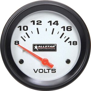 Allstar Performance - 80099 - Volt Gauge 8-18V