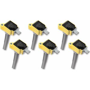 ACCEL - 140773-6 - Coil - Ford 2.7L V6 EcoBoost 6pk - Yellow