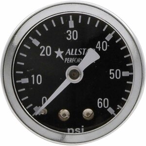 Allstar Performance - 80214 - 1.5in Gauge 0-60 PSI Dry Type