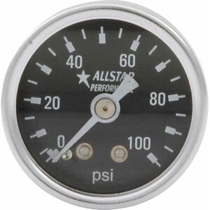 Allstar Performance - 80216 - 1.5in Gauge 0-100 PSI Dry Type