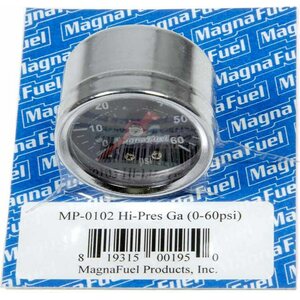 Magnafuel - MP-0102 - High Pressure Fuel Gauge 0-60psi