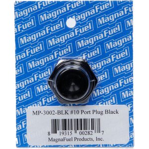 Magnafuel - MP-3002-BLK - #10 Straight Port Plug Black