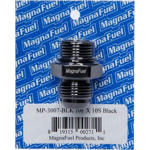 Magnafuel - MP-3007-BLK - #10an to #10an Straight Fitting Black