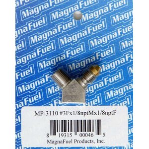 Magnafuel - MP-3110 - Jet Adapter Fitting - #3 x 1/8in x 1/8in w/Pill