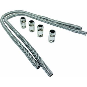 Specialty Products - 7355 - Heater Hose Kit 44in w/Polished Aluminum Cap