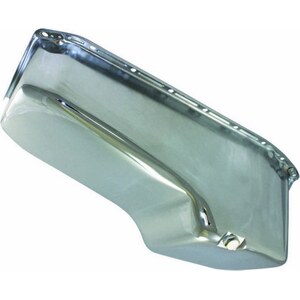 Specialty Products - 7443 - 80-85 SBC Steel Stock Oil Pan Chrome