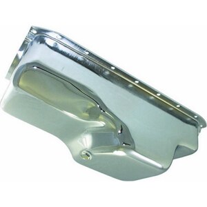 Specialty Products - 7446 - 64-87 SBM Steel Stock Oil Pan Chrome