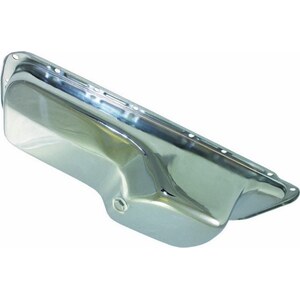 Specialty Products - 7456 - 66-   BBM/Hemi Steel Stock Oil Pan Chrome