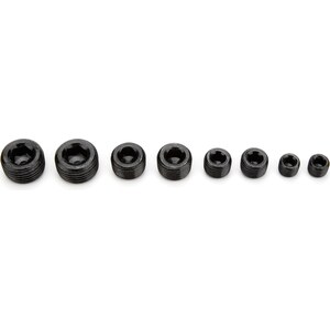 Specialty Products - 8250BK - Pipe Plugs Allen Head Black 8Pcs.