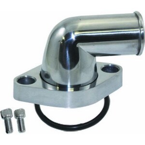 Specialty Products - 8456 - Chevy V8 Alum Swivel 90 Deg Water Neck Polished