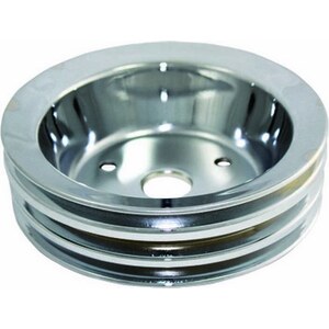 Specialty Products - 8963 - SBC SWP 3 Groove Crank Pulley Chrome