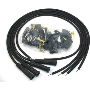 Pertronix Ignition - 804280 - 8MM Spark Plug Wire Set 4-Cyl 180 Deg Black