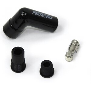 Pertronix Ignition - 8561HT-8 - Ceramic Spark Plug Boot Kit 90-Deg 8pk Black