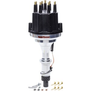 Pertronix Ignition - D320710 - Billet Distributor Pont. V8 - Black Male Cap