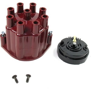Pertronix Ignition - D600701 - Dist. Cap & Rotor Kit - Red