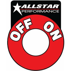 Allstar Performance - 99045 - Repl On/Off Batt Disc Decal