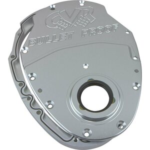 CVR Performance - TC2350CL - SBC Billet Timing Cover 2-Piece - Clear Anodized