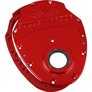 CVR Performance - TC2350R - SBC Billet Timing Cover 2-Piece Red