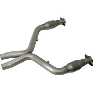 BBK Performance - 1637 - 2-3/4 X-Pipe w/Cats 05-10 Mustang GT 4.6L