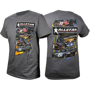 Allstar Performance - 99901L - T-Shirt Dark Gray Circle Track Large
