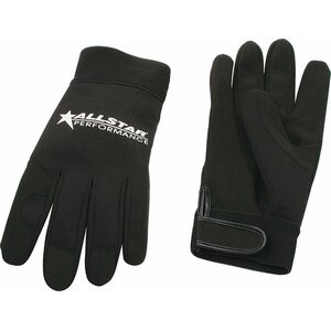 Allstar Performance - 99940 - Allstar Gloves Blk Med Crew Gloves