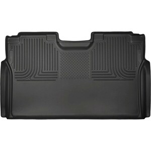 Husky Liners - 19371 - 15-  Ford F150 Supercrew Rear Floor Liners Black